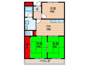 ホワイエ・アンノマエの物件間取画像